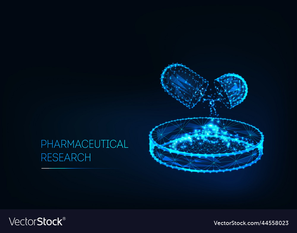 Pharmaceutical research concept with medicine