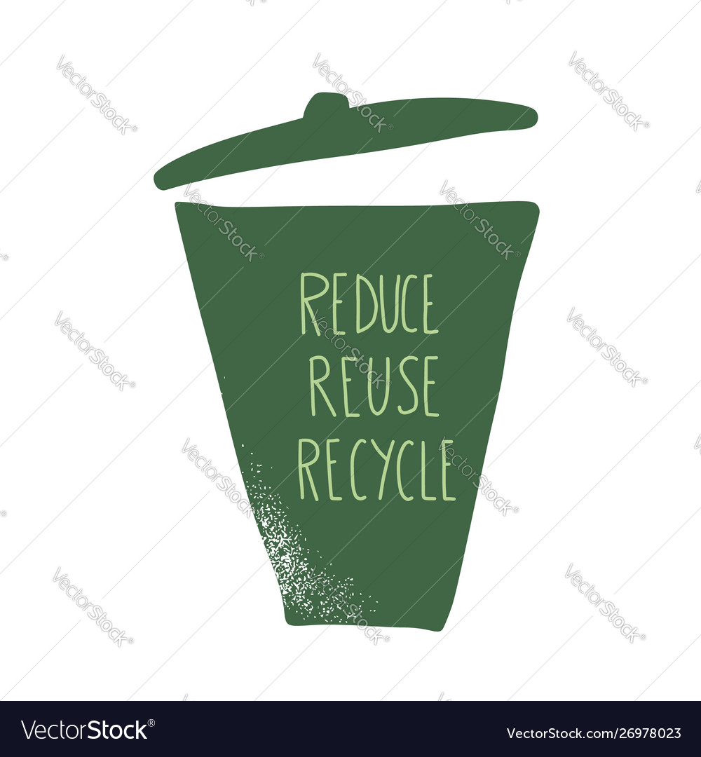 Reduce reuse recycle concept design Vector Image Reduce reuse recycle concept design