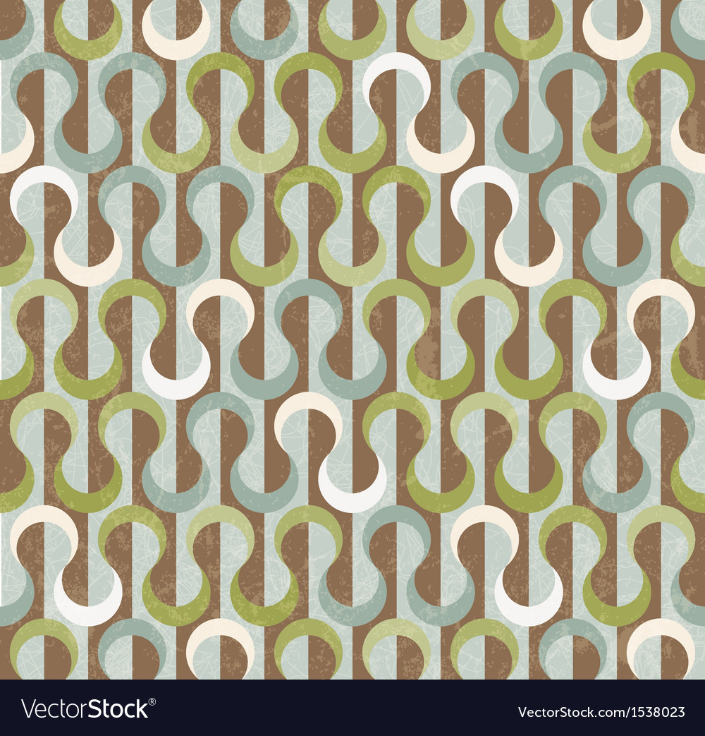 Retro abstract seamless pattern Royalty Free Vector Image