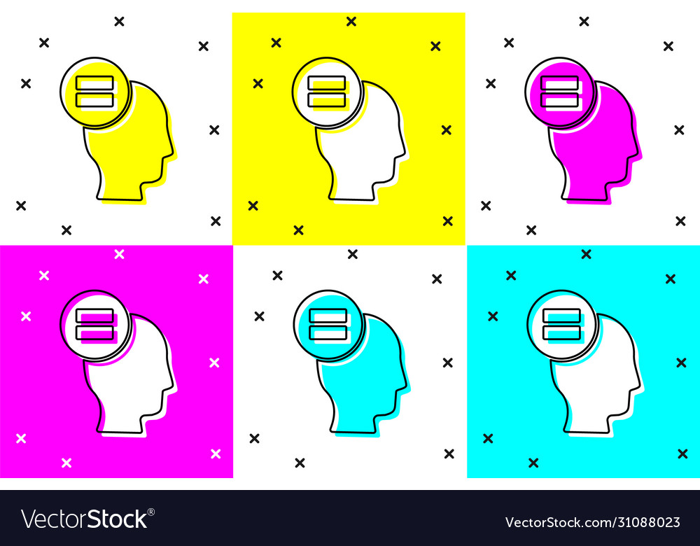 Set calculation icon isolated on color background vector image Set calculation icon isolated on color background