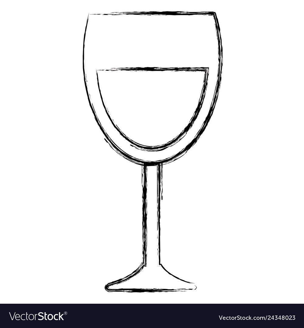 Wine cup glass icon Royalty Free Vector Image - VectorStock