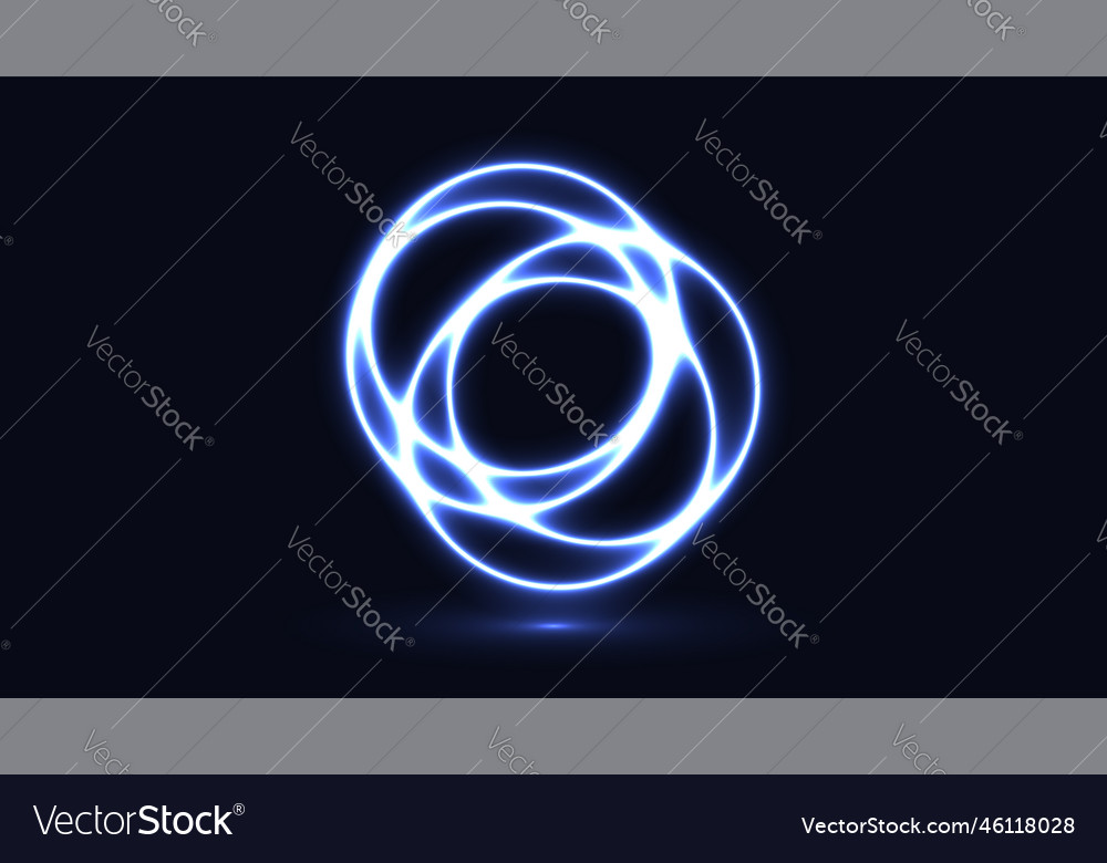 Abstract cosmic dynamic color circle background vector image Abstract cosmic dynamic color circle background