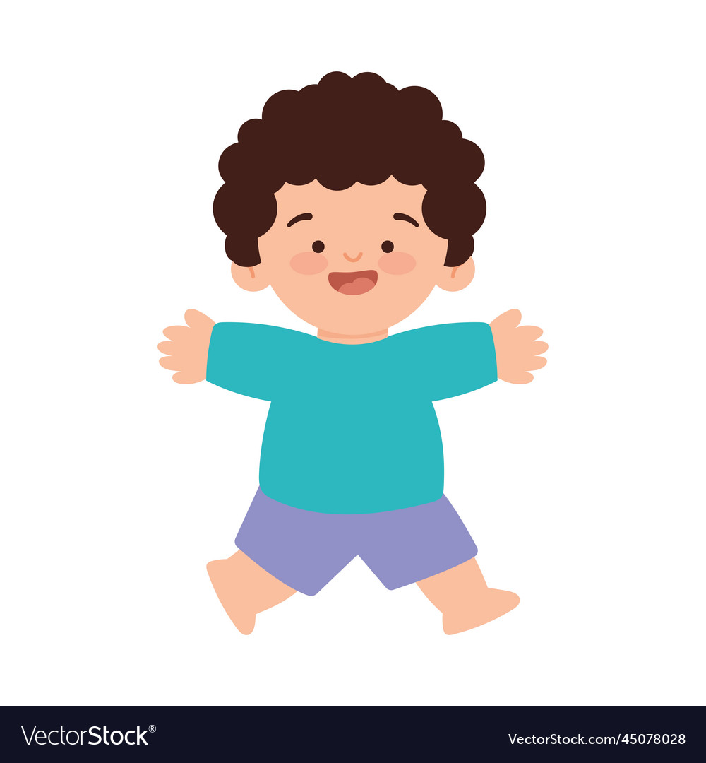 Baby boy cute Royalty Free Vector Image - VectorStock