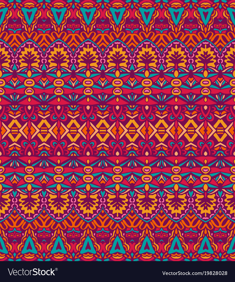 Bold Geometric Tribal Pattern