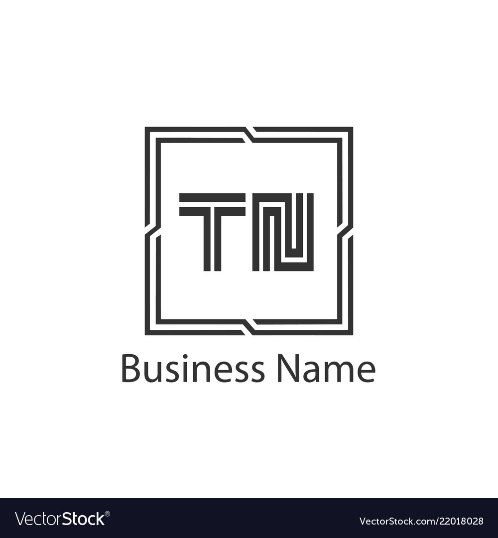 Initial letter tn logo template design