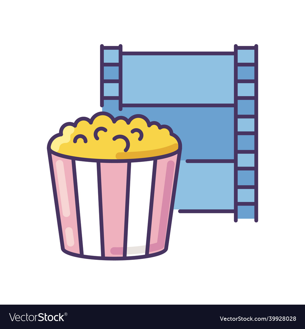 Movie Night Popcorn Icon