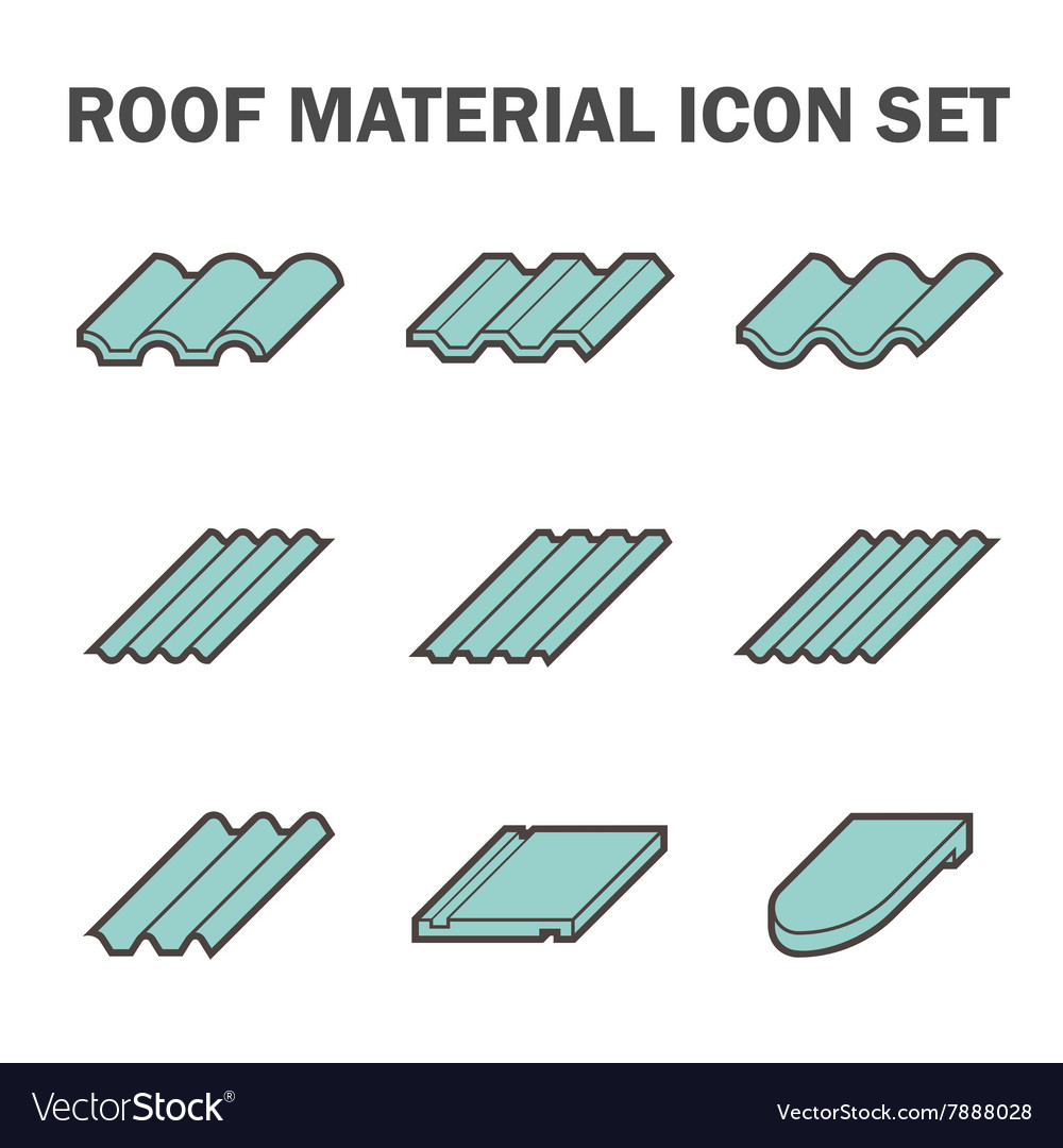 Roof tile Royalty Free Vector Image - VectorStock