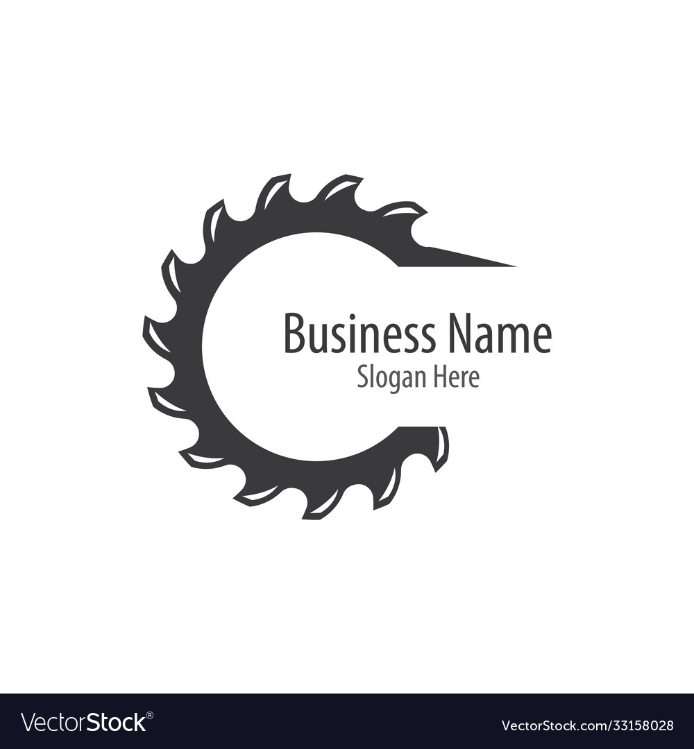 Saw logo icon Royalty Free Vector Image - VectorStock