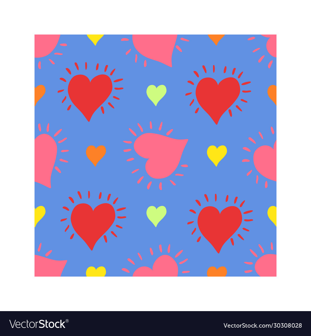 Seamless pattern with red vector image Seamless pattern with red