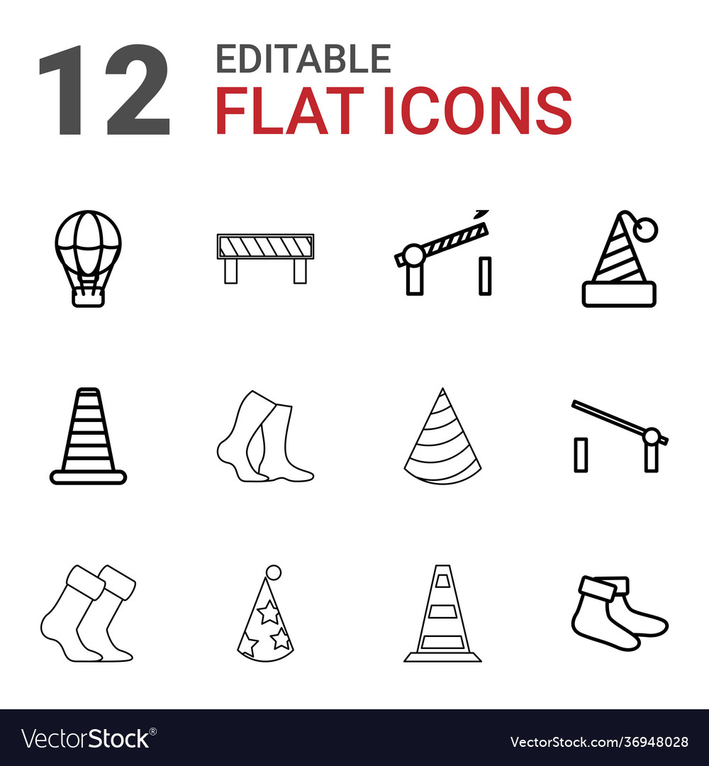 Striped icons