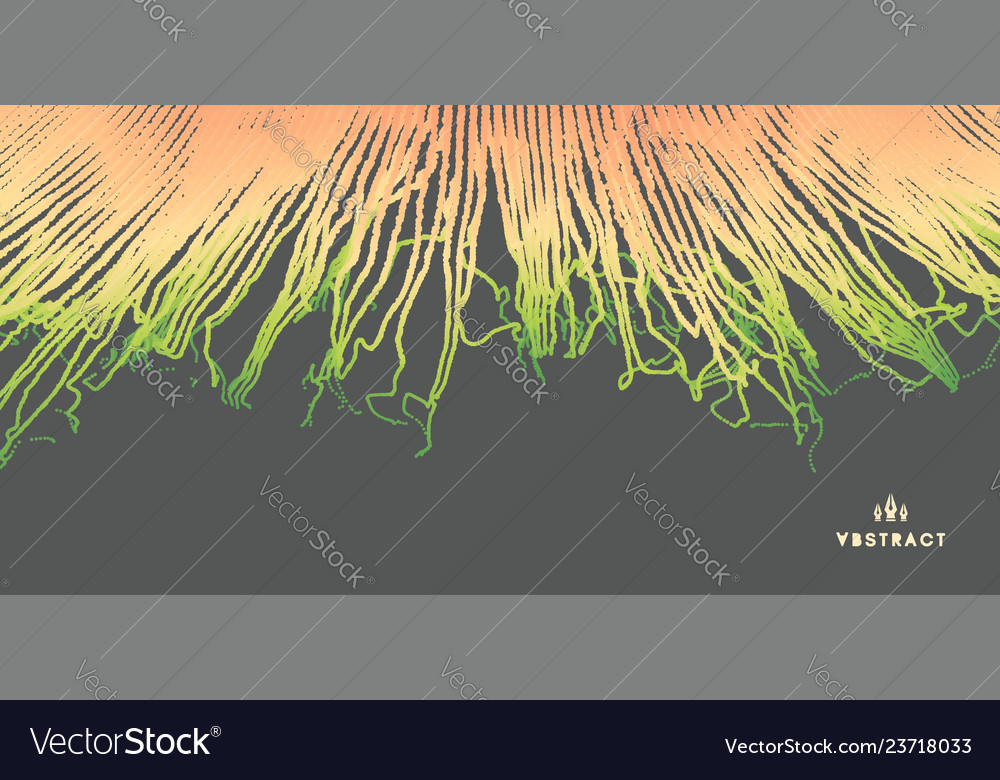 Abstract background design template 3d grid vector image Abstract background design template 3d grid
