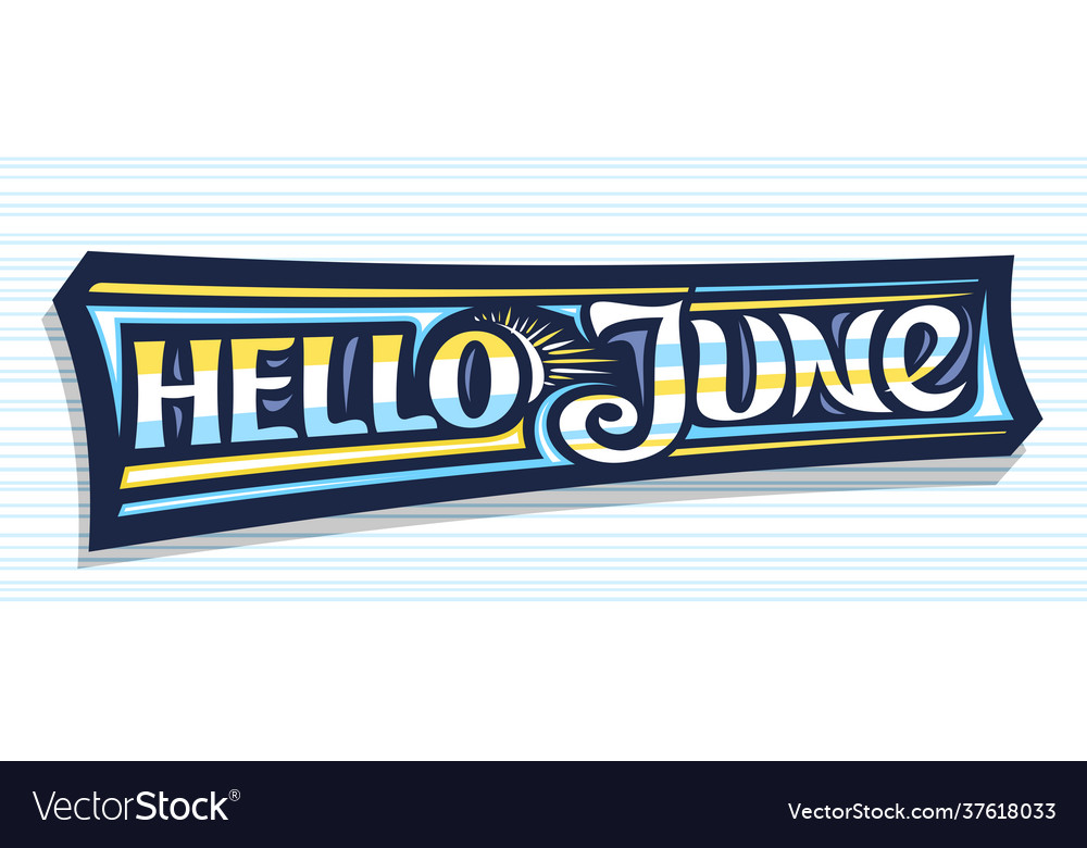 Banner hello june