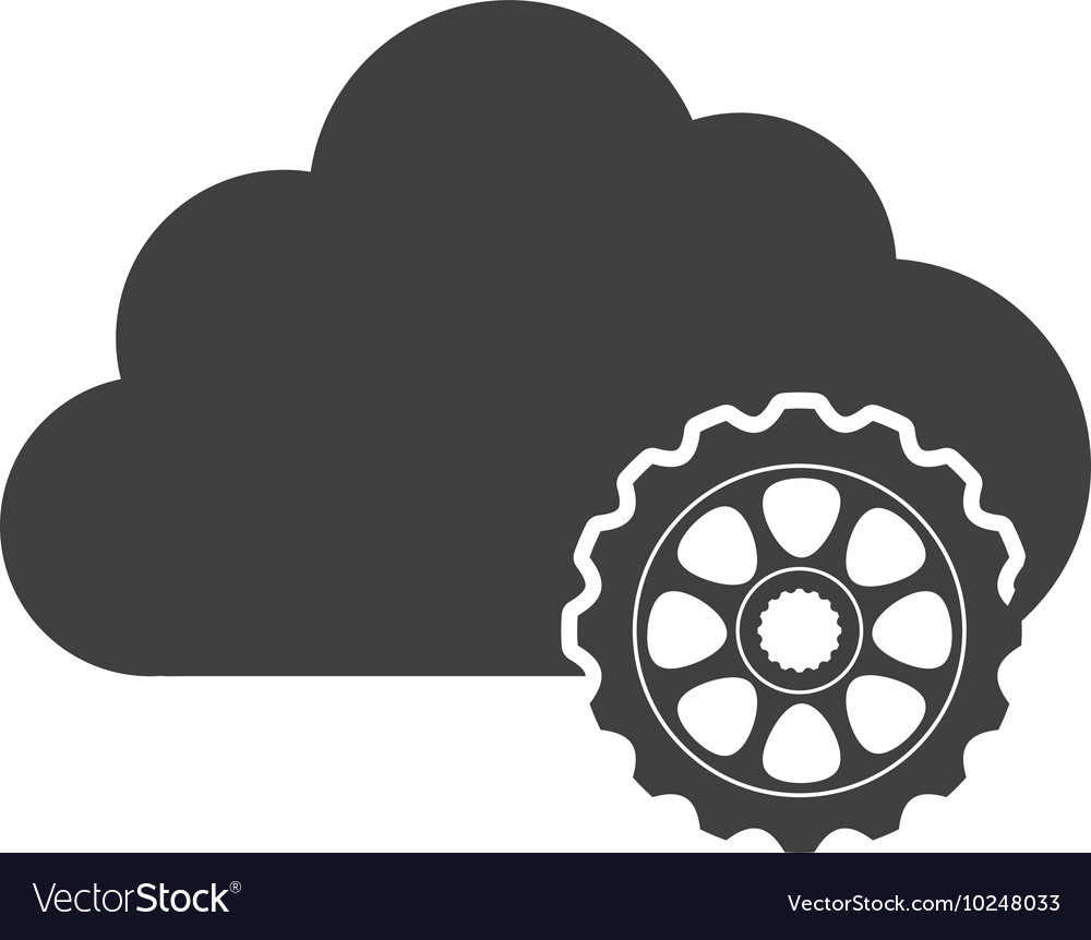 Cloud computing communication icon