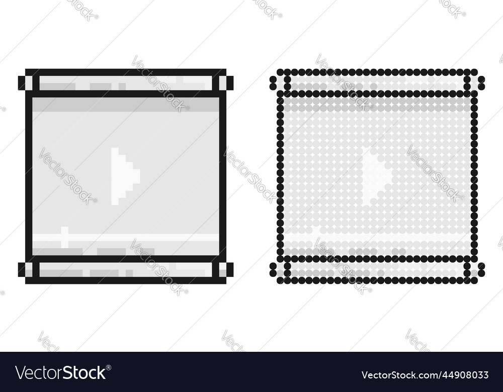 Pixel-Symbolbildschirm für die Projektion von Film und Bild