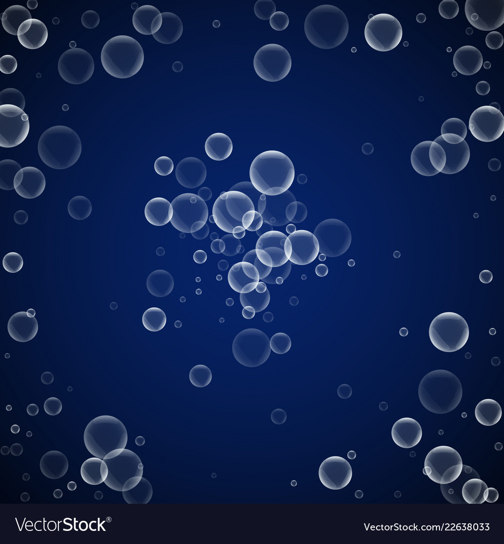 Random soap bubbles abstract background blowing b vector image Random soap bubbles abstract background blowing b