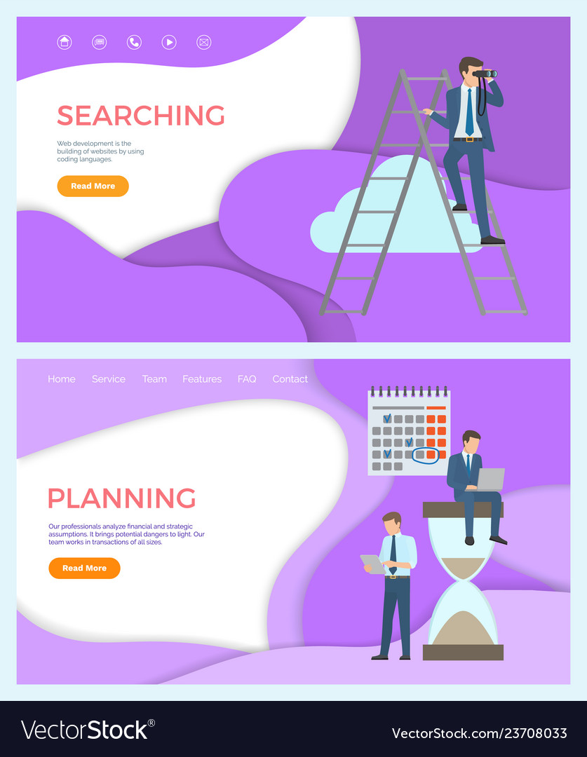 Searching web development planning optimization