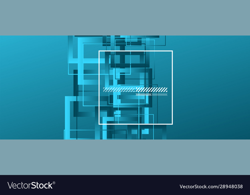 Abstract background with simple square