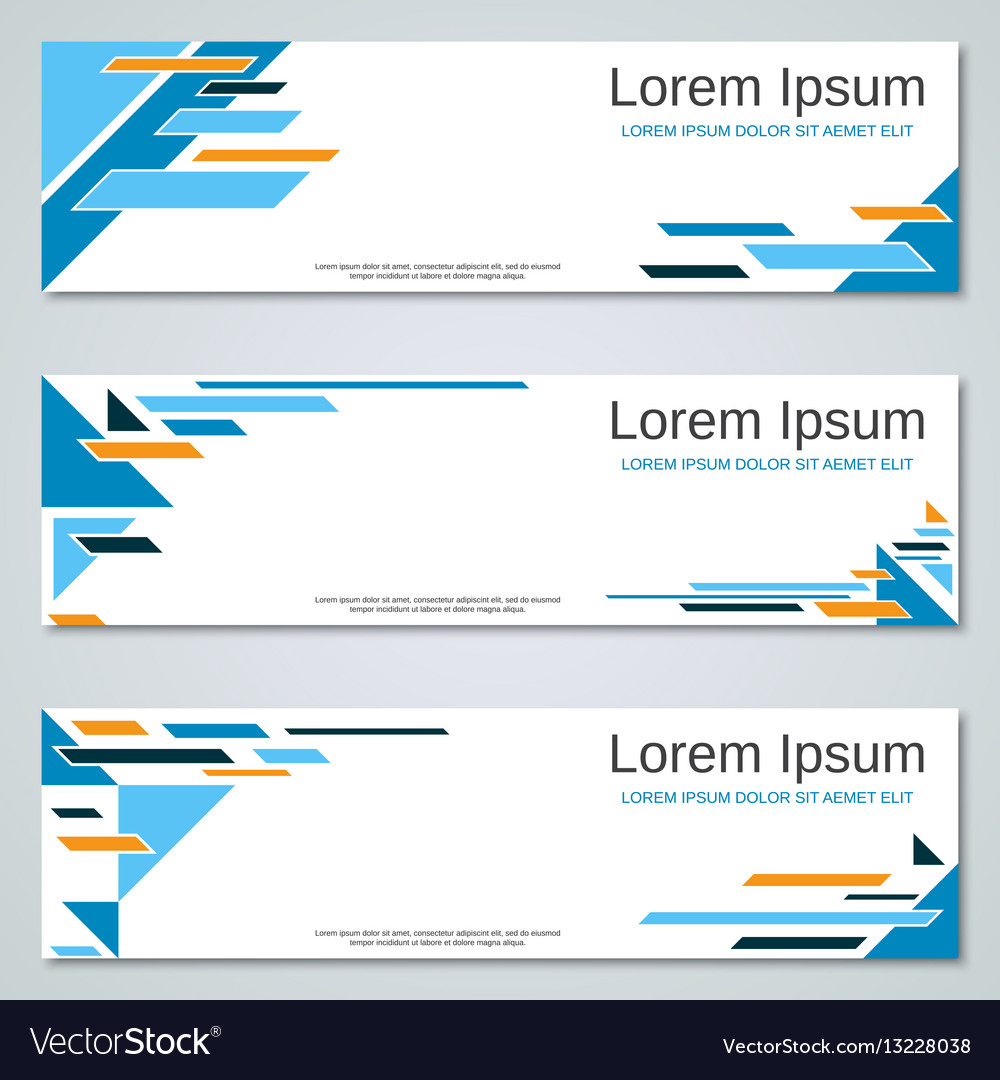 abstract colorful banners templates banners templates