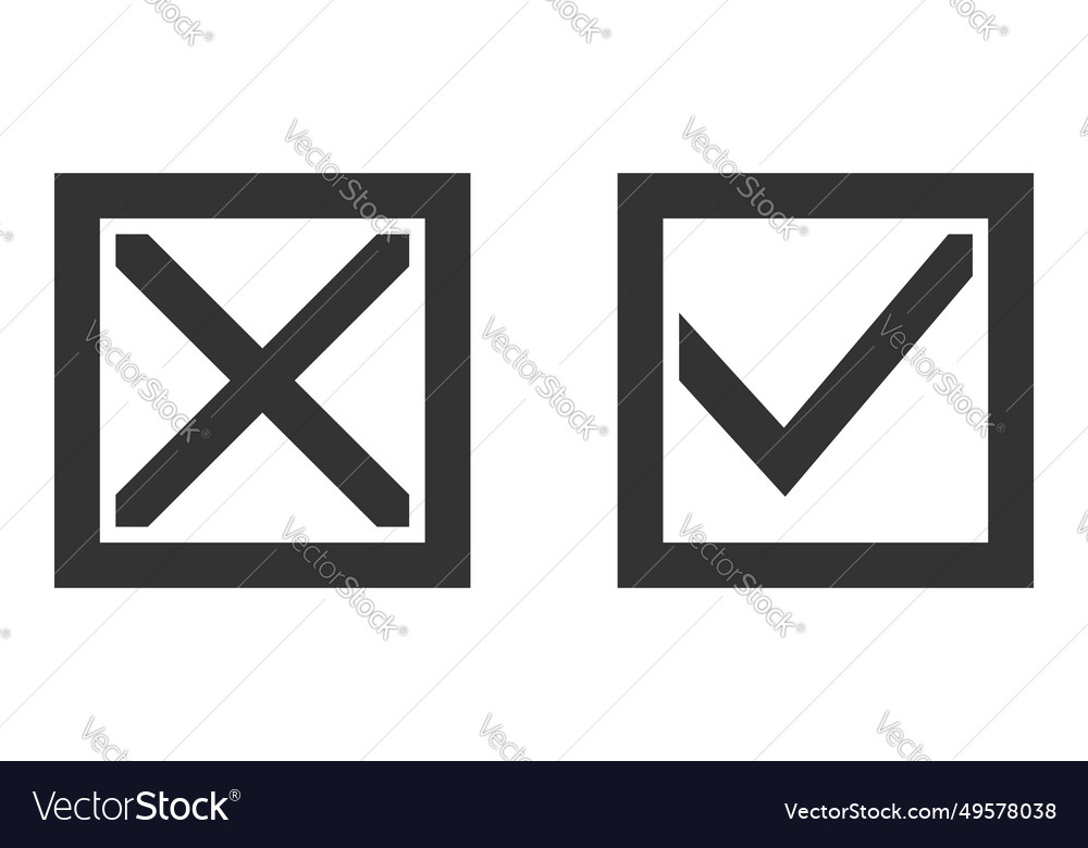 Check mark icon symbol design element Vector Image Check mark icon symbol design element