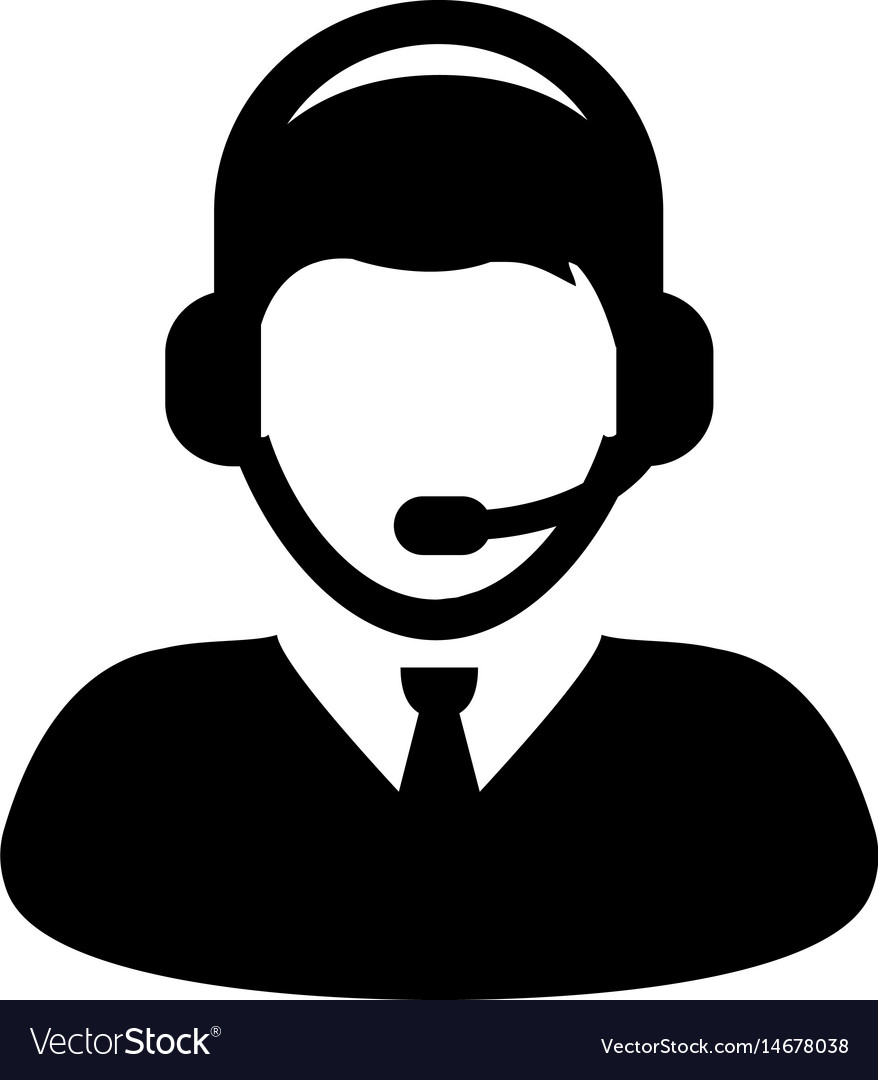 customer care icon vector