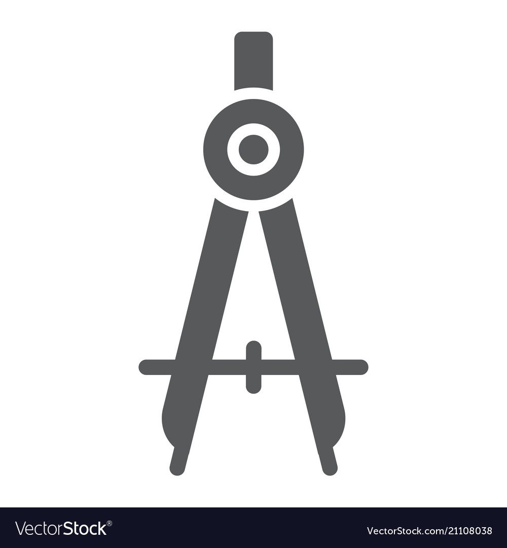 Divider glyph icon school and education Royalty Free Vector