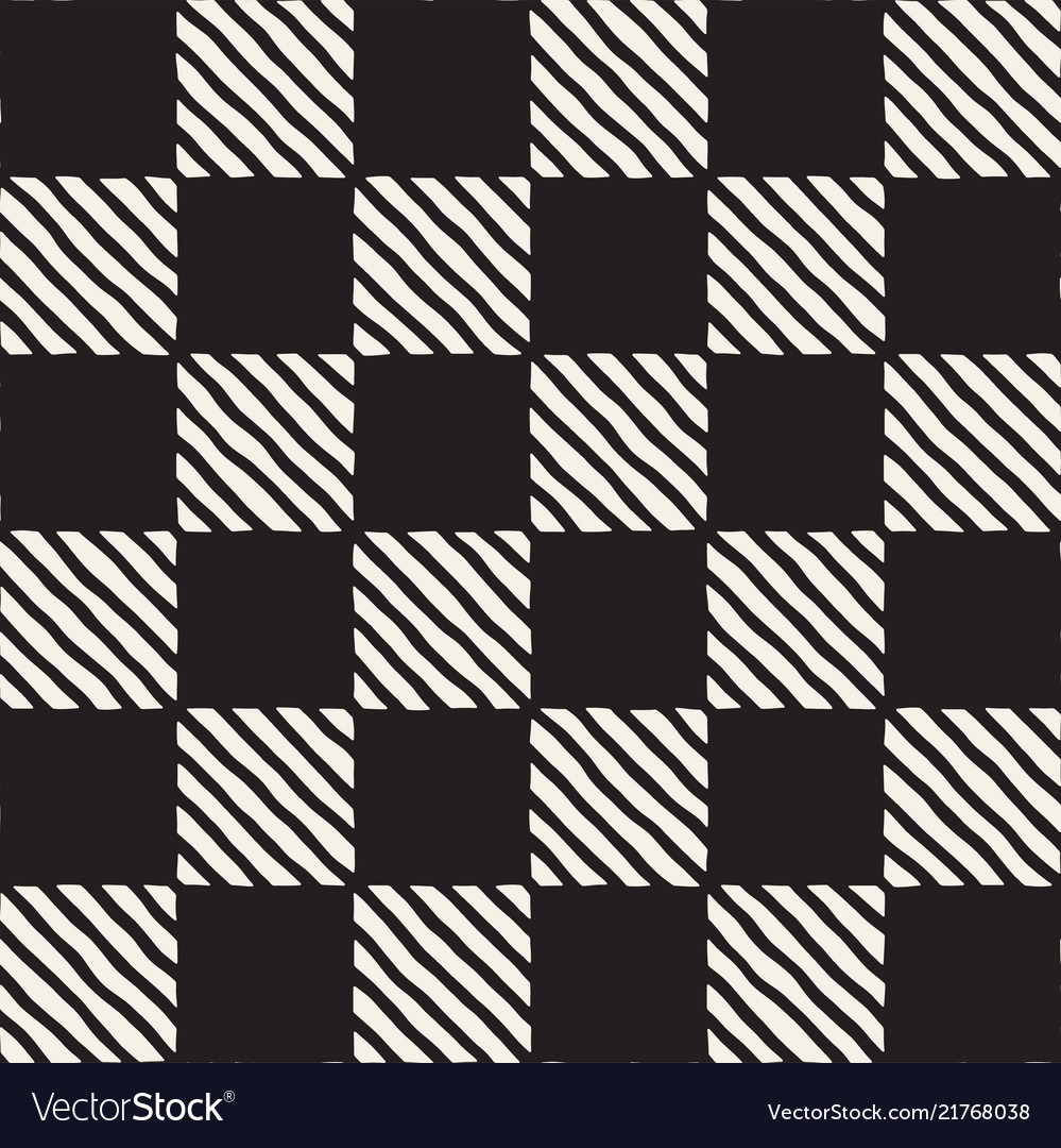Hand drawn seamless repeating pattern vector image Hand drawn seamless repeating pattern