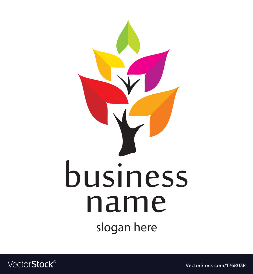 Logo and business environment Royalty Free Vector Image