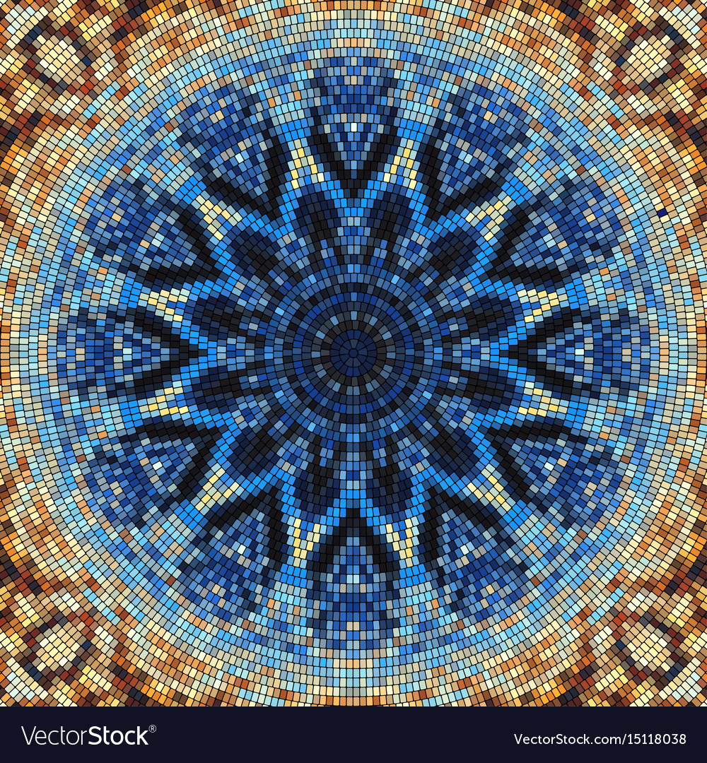 Seamless mosaic pattern