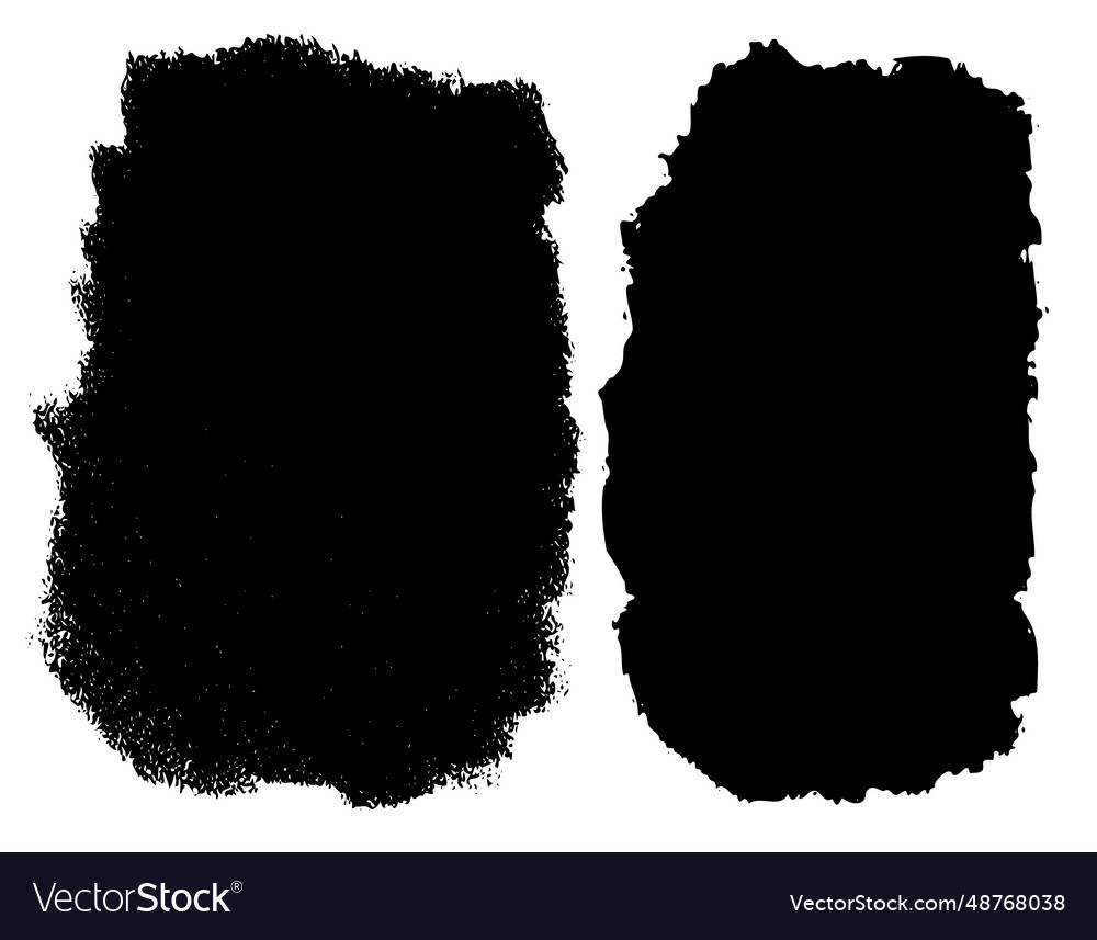 Set of rectangular grunge background templates vector image Set of rectangular grunge background templates