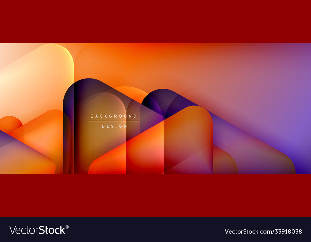 Triangle shapes geometric abstract background 3d vector image Triangle shapes geometric abstract background 3d