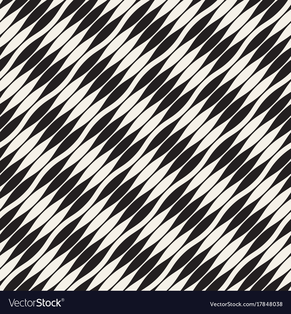 Wavy stripes seamless pattern retro