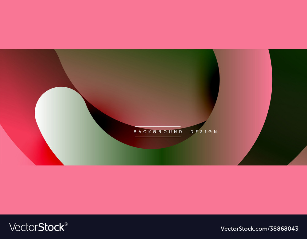 Abstract overlapping lines and circles geometric vector image Abstract overlapping lines and circles geometric