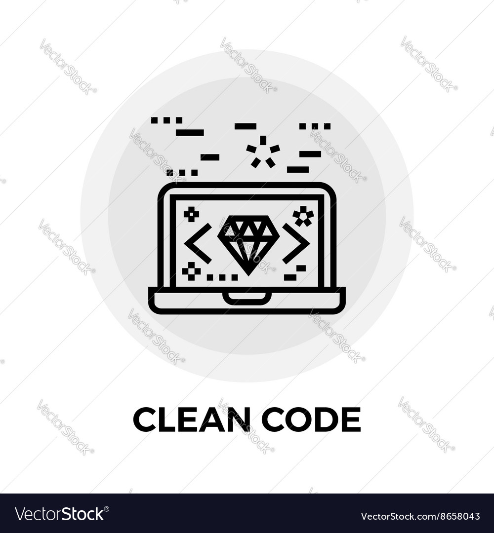 Clean Code Icon - Programming