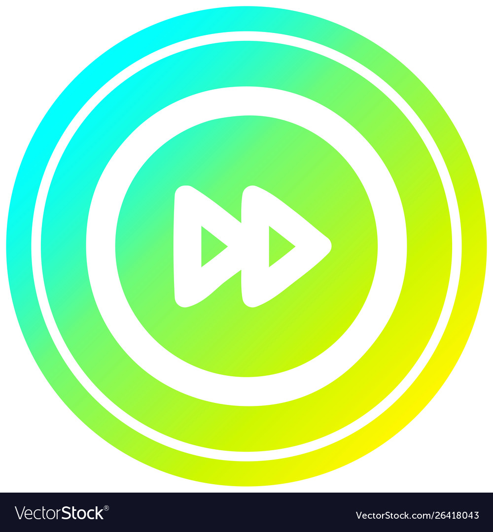 Fast forward circular in cold gradient spectrum