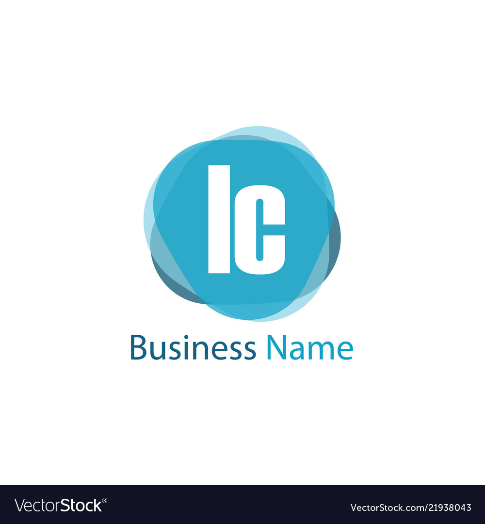 Initial letter lc logo template design