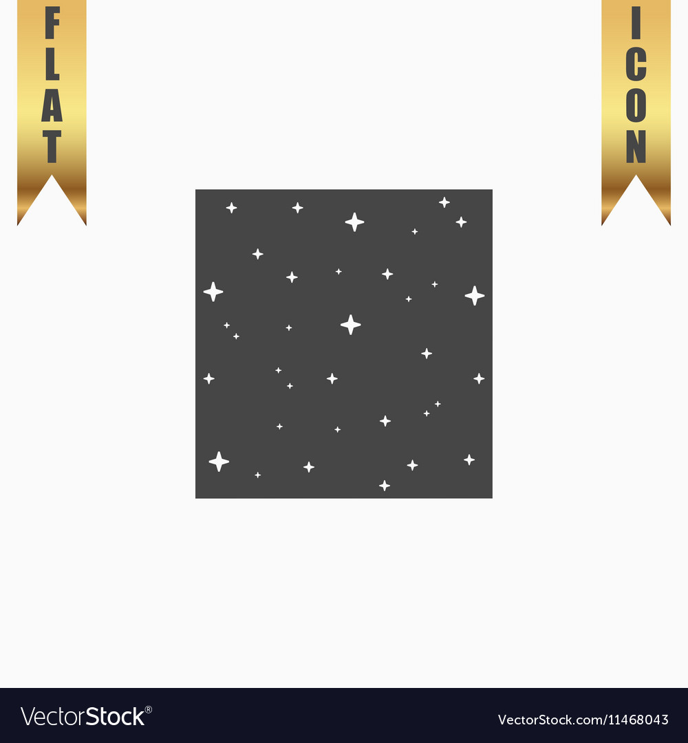 Pattern made with stars in square