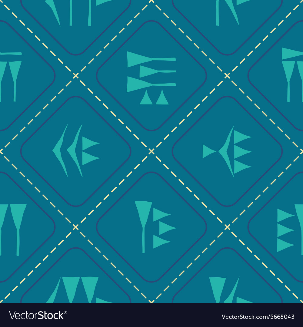 Seamless background with cuneiform