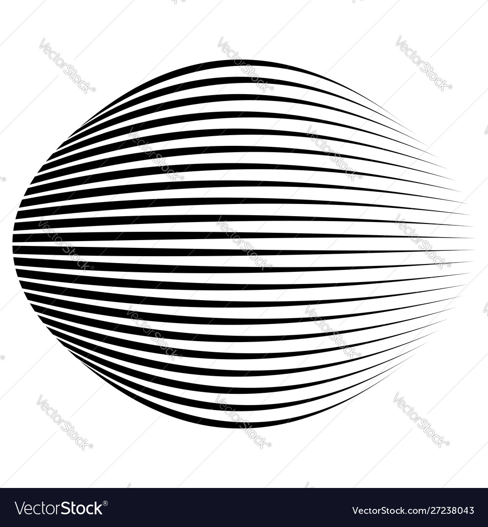 Spherical globe circular distort effect pattern Vector Image Spherical globe circular distort effect pattern