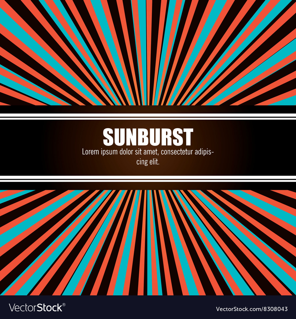 Sunburst pattern design