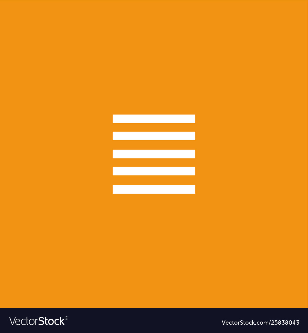 Text align icon isolated