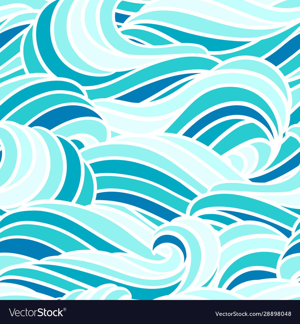 Abstract Water Wave Pattern
