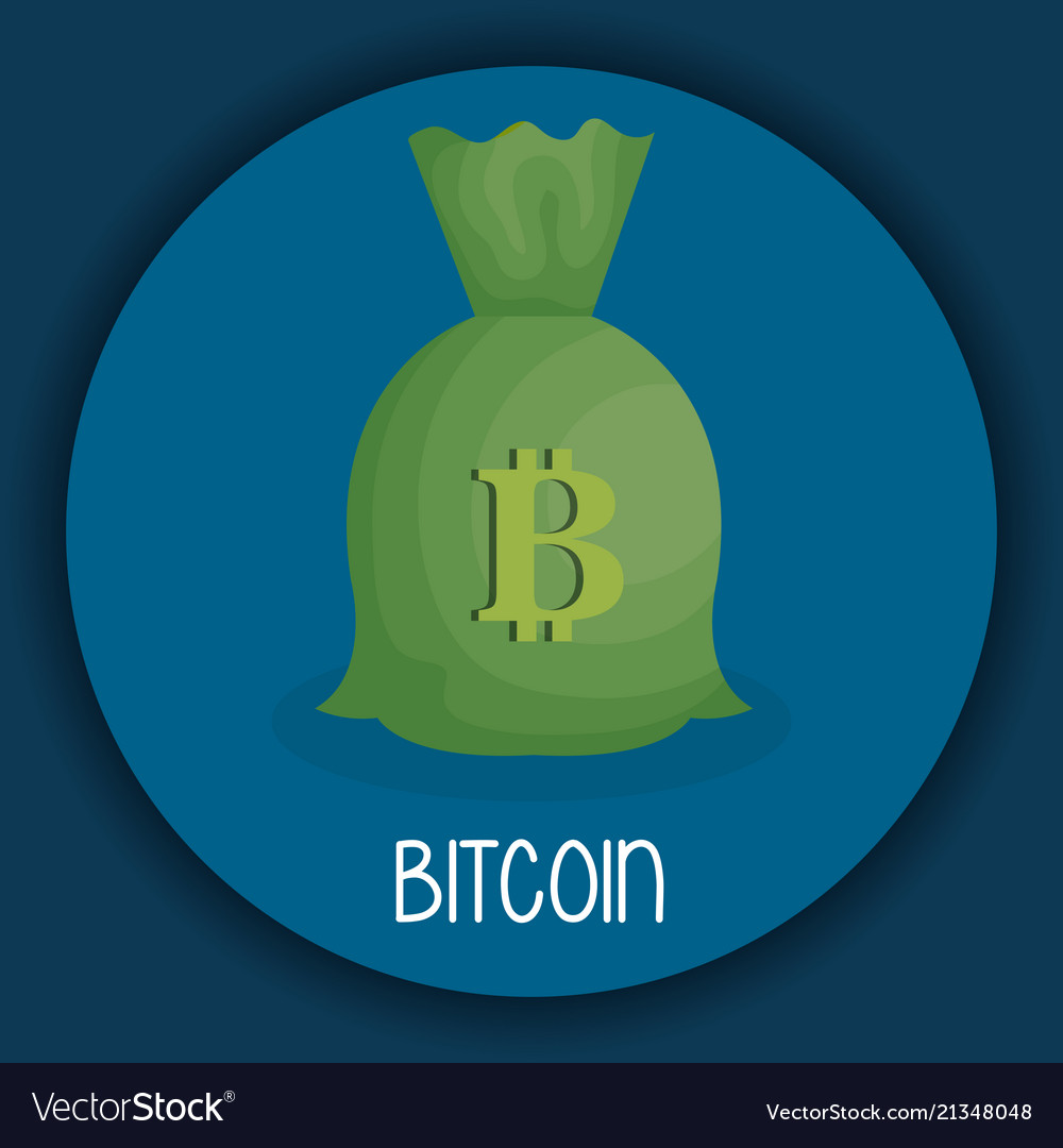 Bitcoin sack money icon