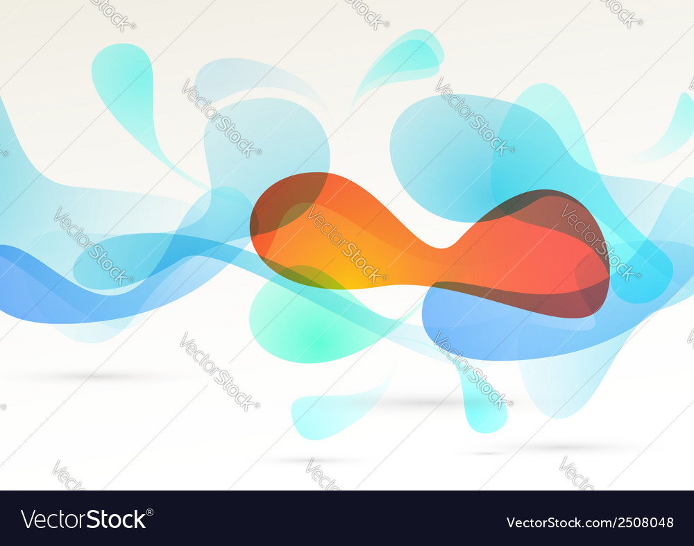 Bright abstract colorful elements flow background