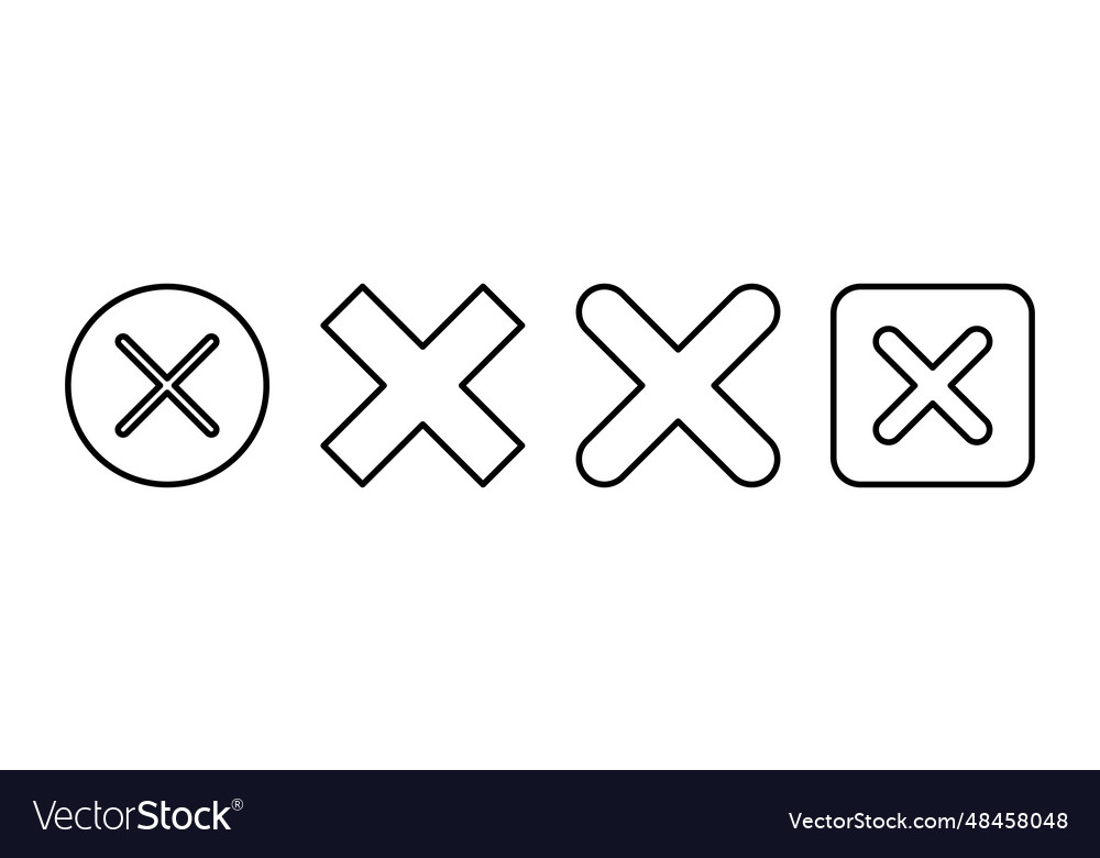 Close icon delete remove cancel exit symbol