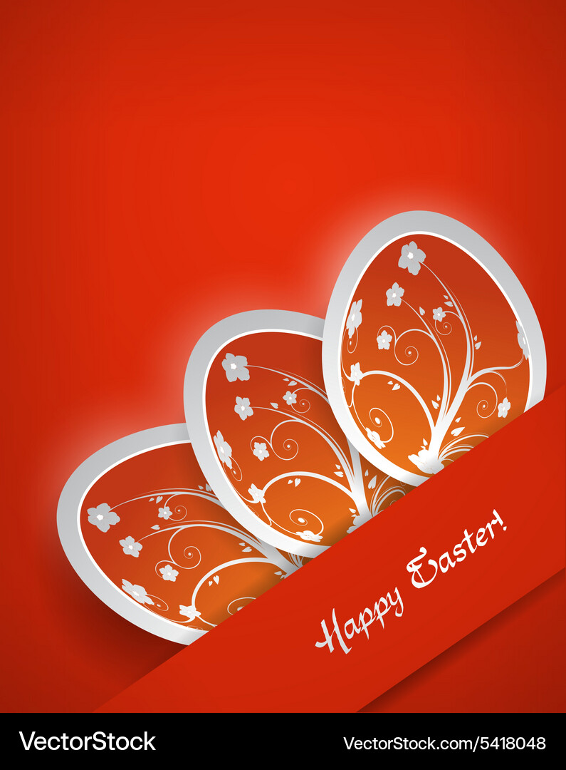 Colorful Easter Background Royalty Free Vector Image