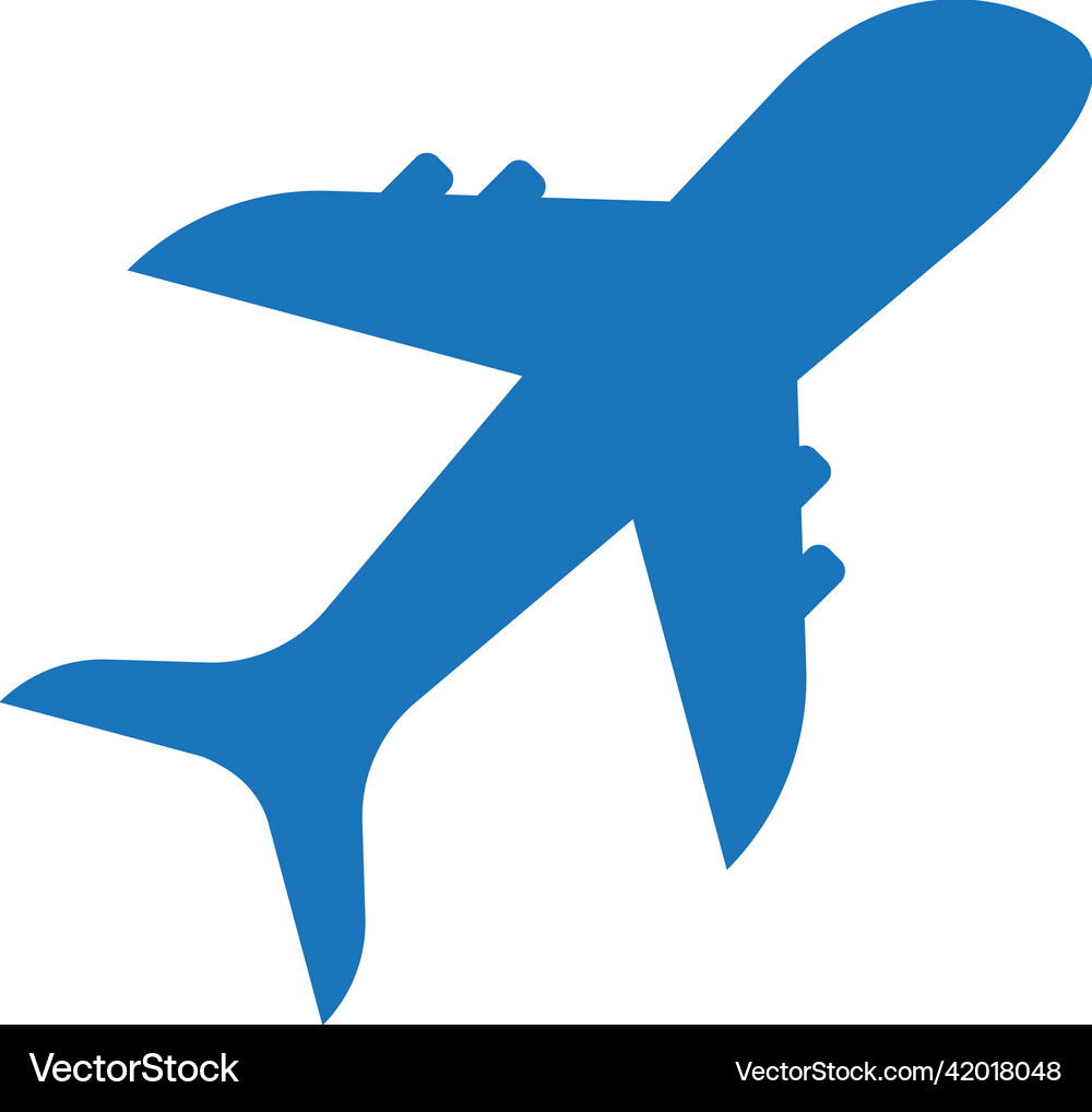 Plane icon Royalty Free Vector Image - VectorStock