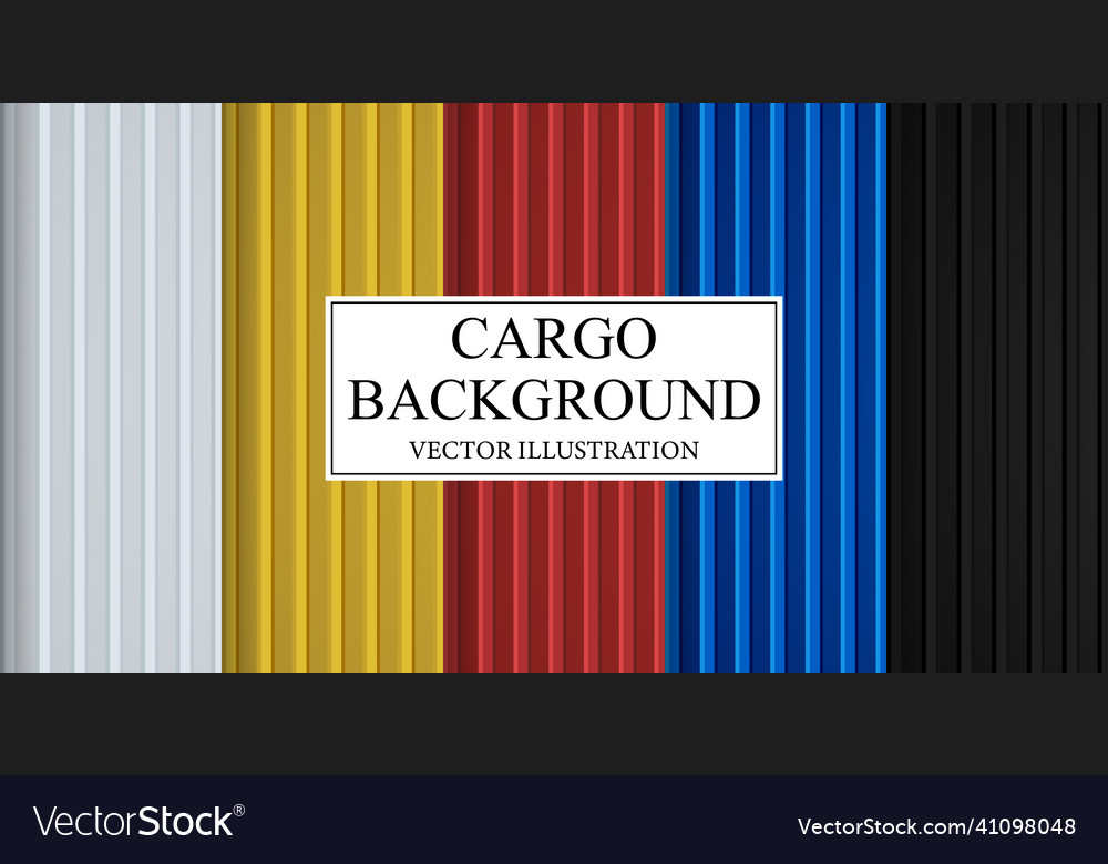 Set of 5 piece patterns background cargo