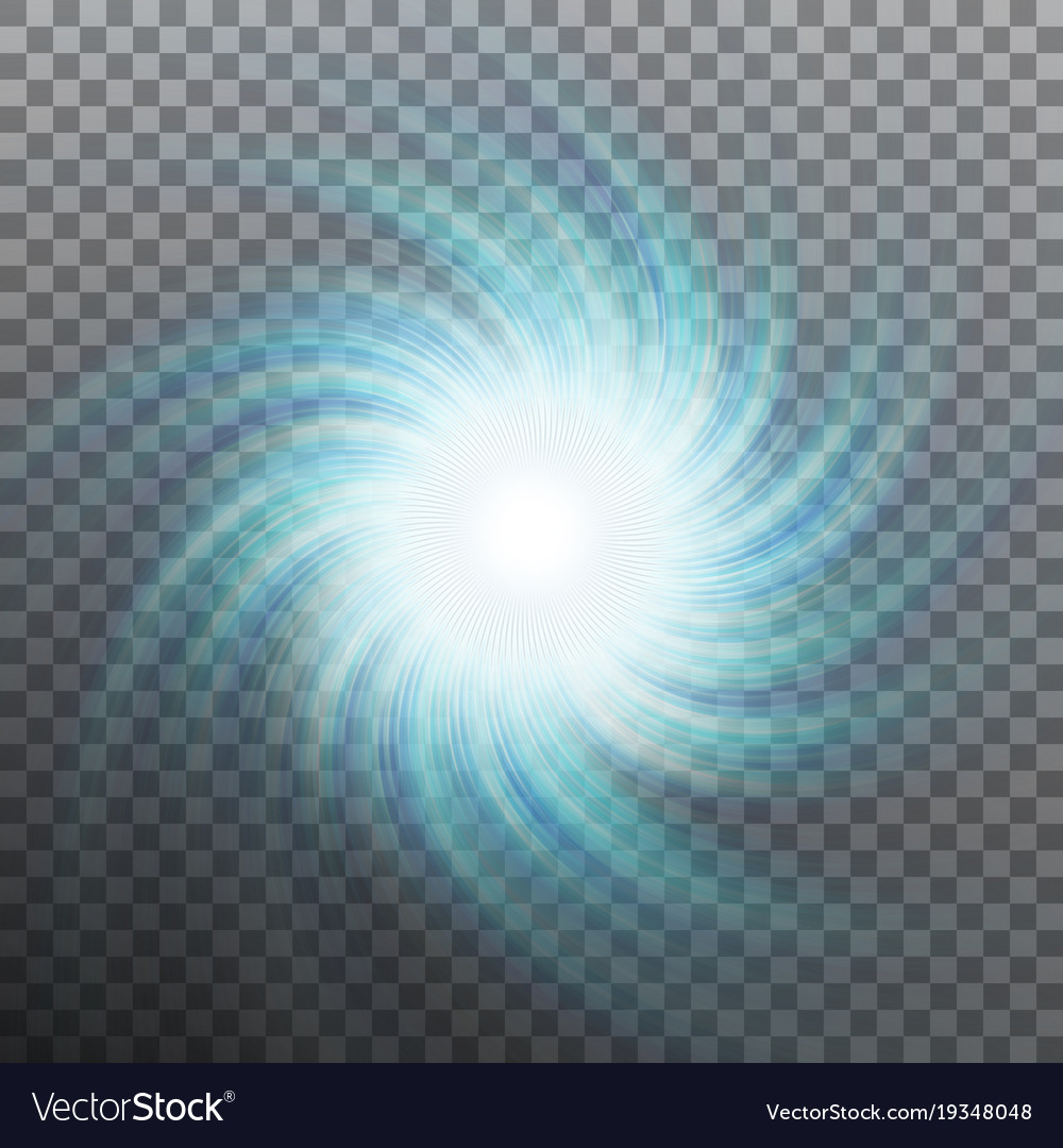 Spiraling blue vortex isolated and also includes