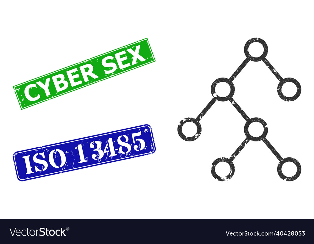 Binary chart links grunge icon and textured cyber