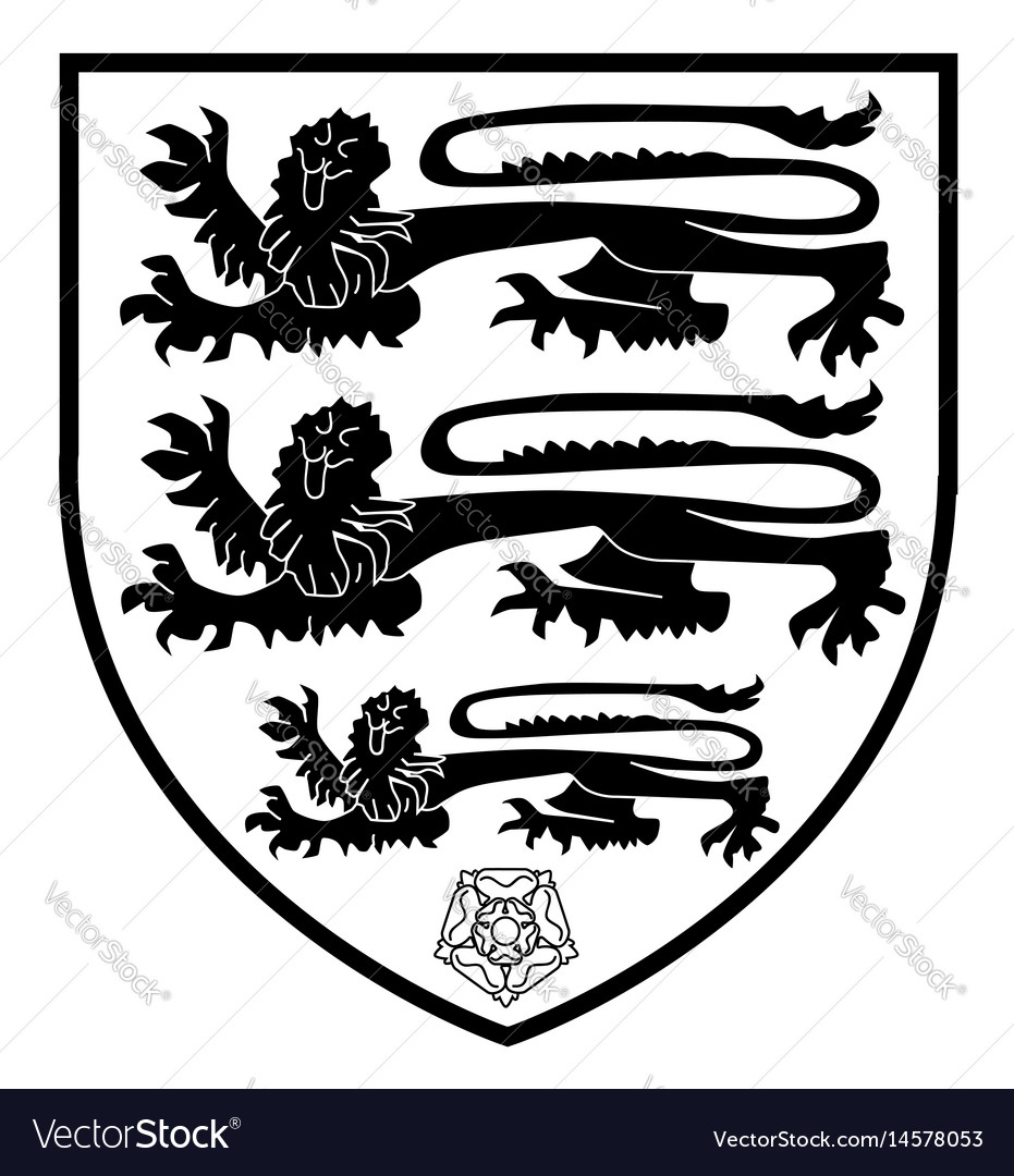 British three lions crest